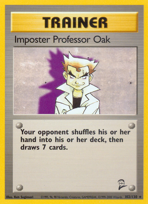 Imposter Professor Oak (102/130) [Base Set 2] | Devastation Store