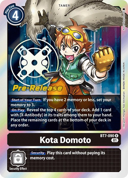 Kota Domoto [BT7-090] [Next Adventure Pre-Release Cards] | Devastation Store