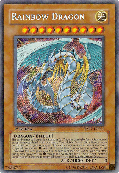 Rainbow Dragon [TAEV-EN006] Secret Rare | Devastation Store