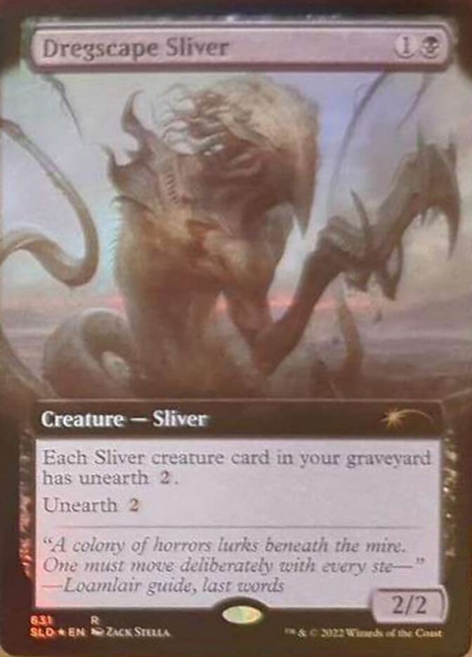 Dregscape Sliver (Extended Art) [Secret Lair Drop Promos] | Devastation Store