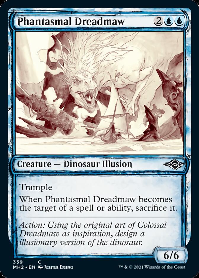 Phantasmal Dreadmaw (Sketch) [Modern Horizons 2] | Devastation Store