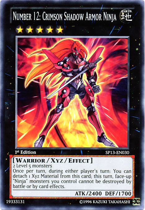 Number 12: Crimson Shadow Armor Ninja [SP13-EN030] Common | Devastation Store