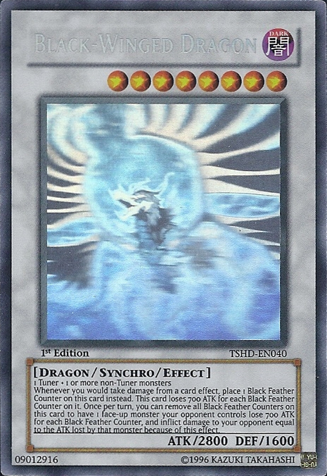 Black-Winged Dragon [TSHD-EN040] Ghost Rare | Devastation Store