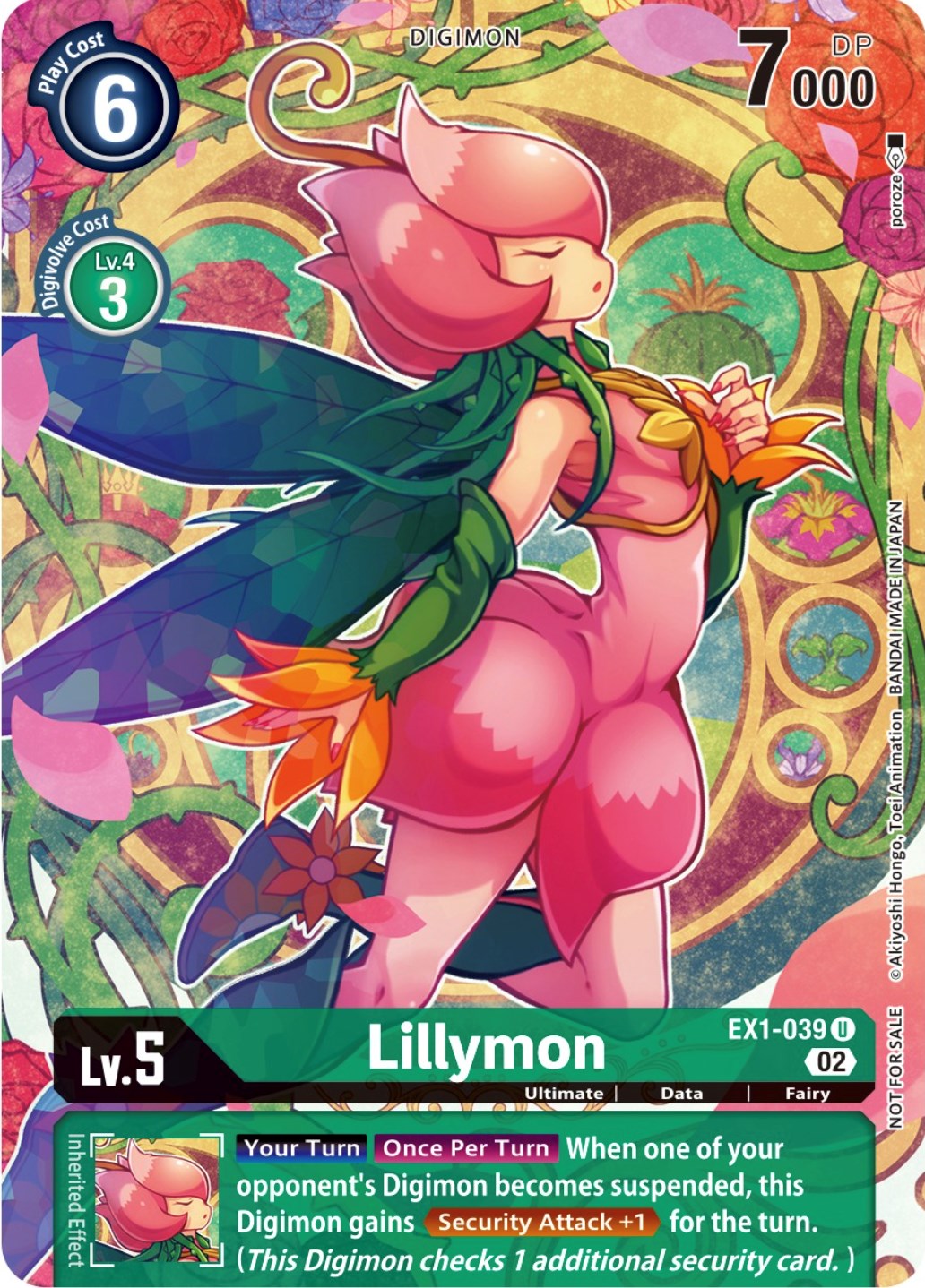 Lillymon [EX1-039] (Digimon Illustration Competition Promotion Pack) [Classic Collection Promos] | Devastation Store