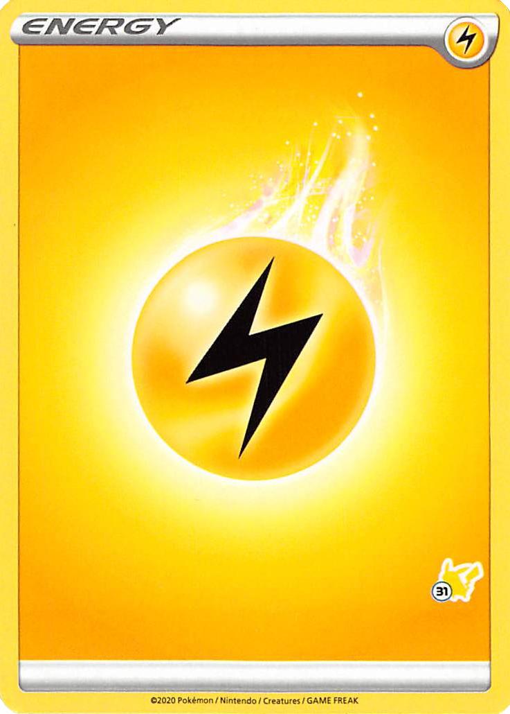 Lightning Energy (Pikachu Stamp #31) [Battle Academy 2022] | Devastation Store