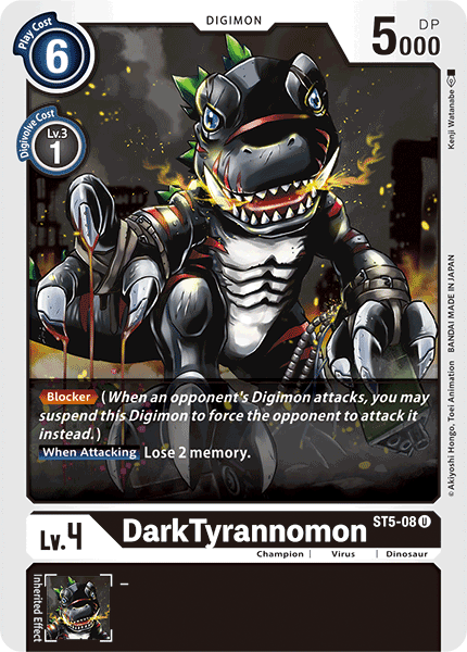 DarkTyrannomon [ST5-08] [Starter Deck: Machine Black] | Devastation Store