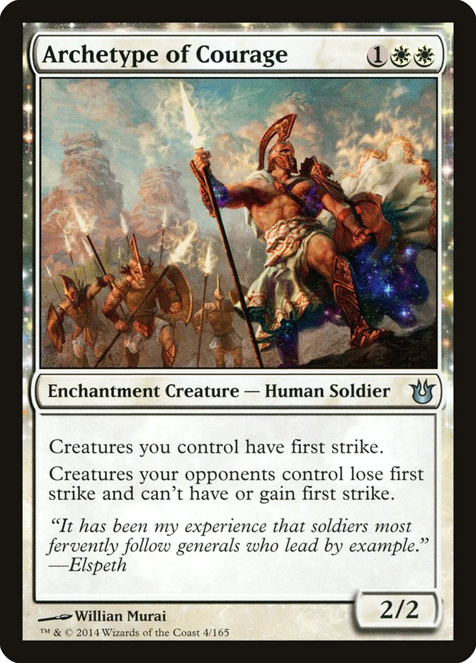 Archetype of Courage [Born of the Gods] - Devastation Store | Devastation Store
