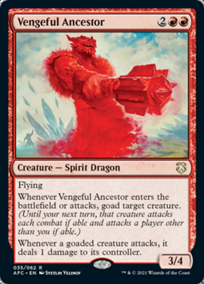 Vengeful Ancestor [Dungeons & Dragons: Adventures in the Forgotten Realms Commander] | Devastation Store