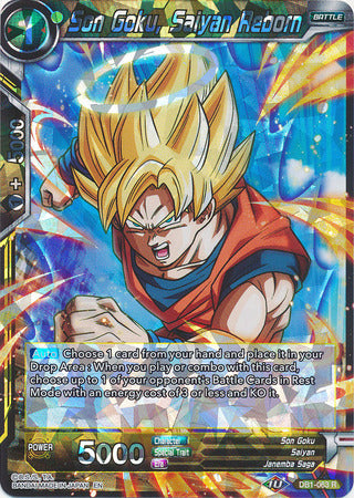 Son Goku, Saiyan Reborn (DB1-063) [Dragon Brawl] | Devastation Store