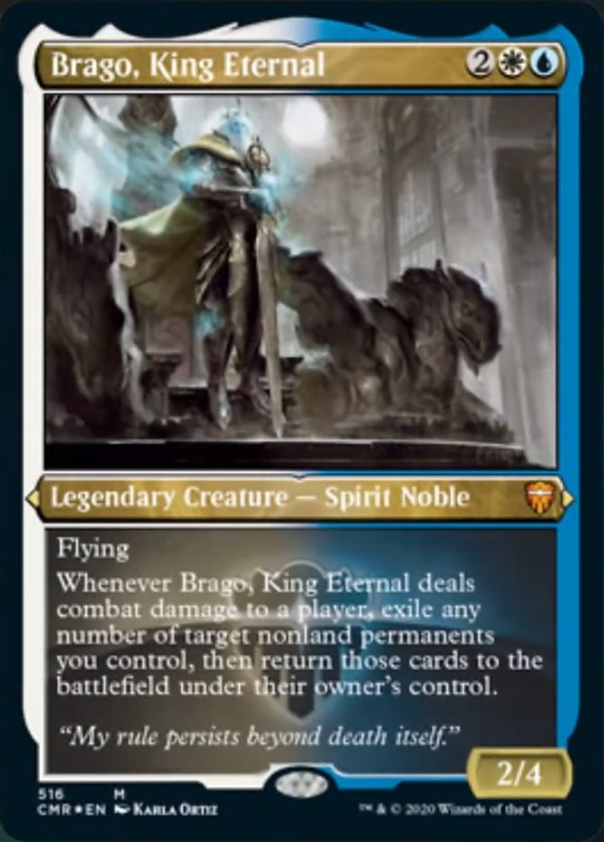 Brago, King Eternal (Etched) [Commander Legends] | Devastation Store