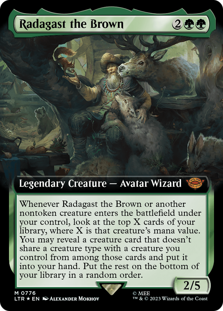 Radagast the Brown (Extended Art) (Surge Foil) [The Lord of the Rings: Tales of Middle-Earth] | Devastation Store