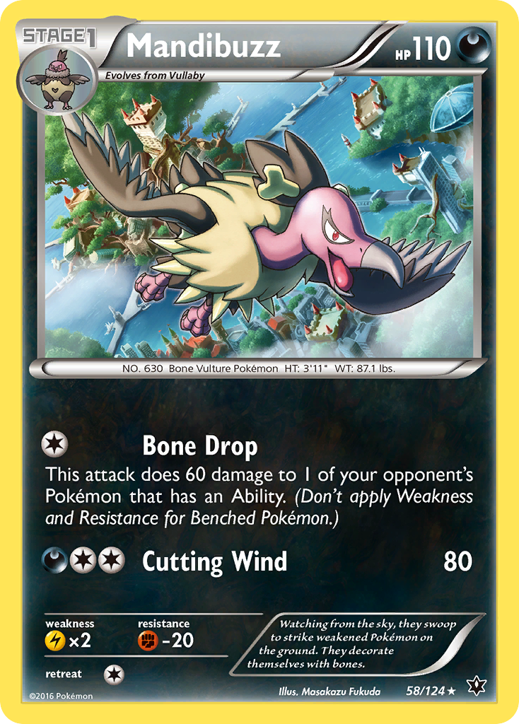 Mandibuzz (58/124) [XY: Fates Collide] | Devastation Store