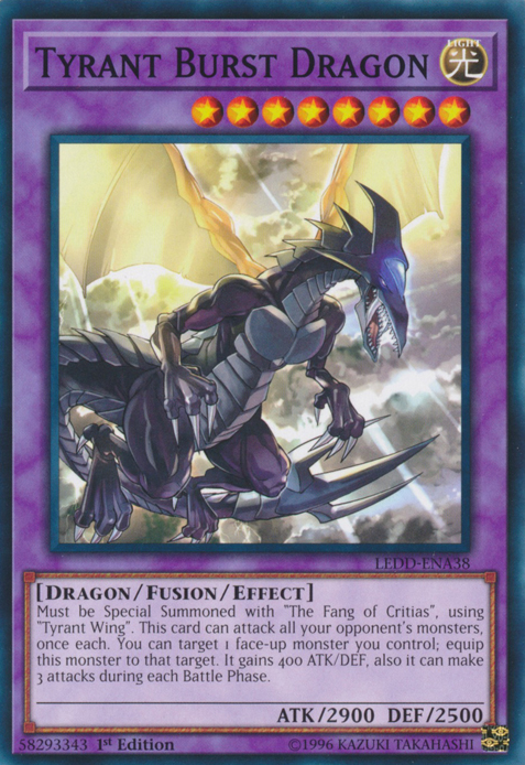 Tyrant Burst Dragon [LEDD-ENA38] Common | Devastation Store