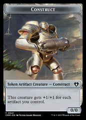 Spirit (0039) // Construct (0041) Double-Sided Token [Commander Masters Tokens] | Devastation Store
