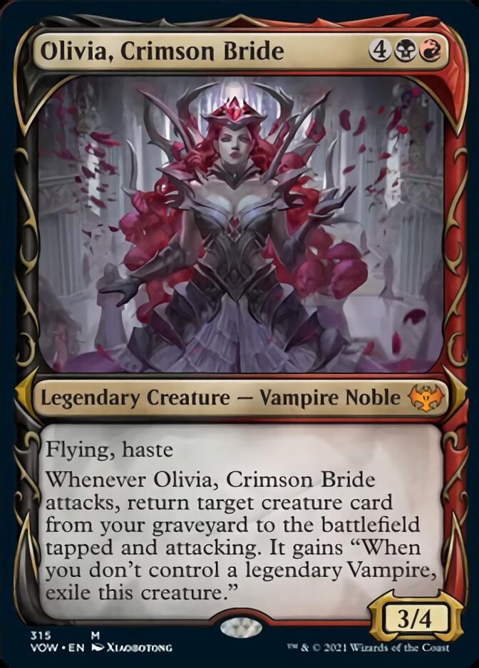 Olivia, Crimson Bride (Showcase Fang Frame) [Innistrad: Crimson Vow] | Devastation Store