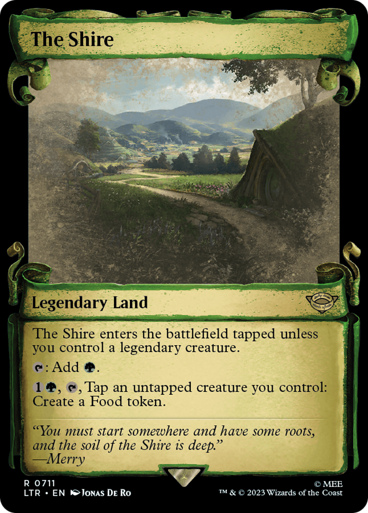 The Shire [The Lord of the Rings: Tales of Middle-Earth Showcase Scrolls] | Devastation Store