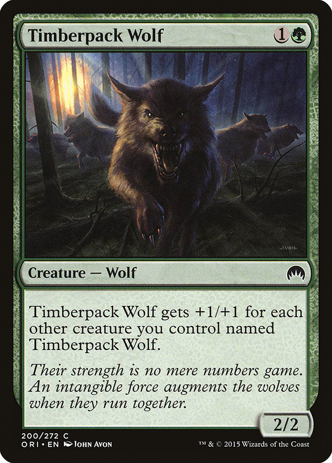 Timberpack Wolf [Magic Origins] | Devastation Store