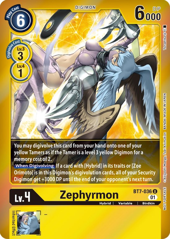 Zephyrmon [BT7-036] (Event Pack 3) [Next Adventure Promos] | Devastation Store