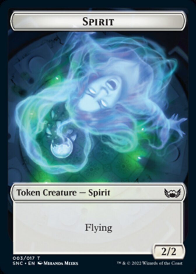 Fish // Spirit Double-sided Token [Streets of New Capenna Tokens] | Devastation Store