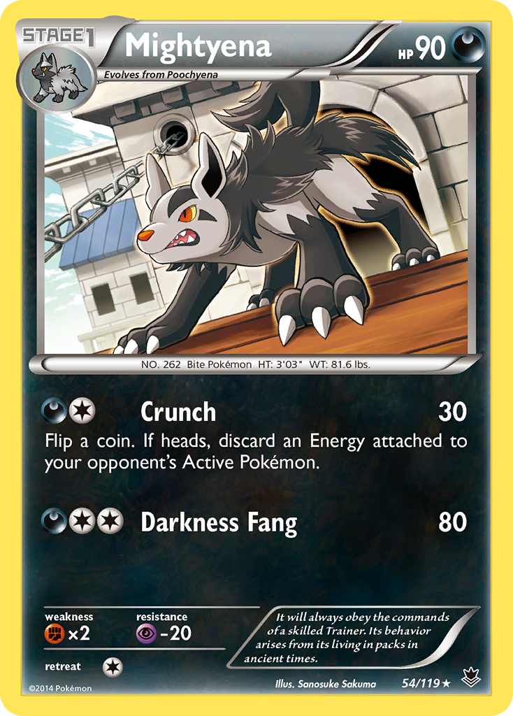 Mightyena (54/119) [XY: Phantom Forces] | Devastation Store