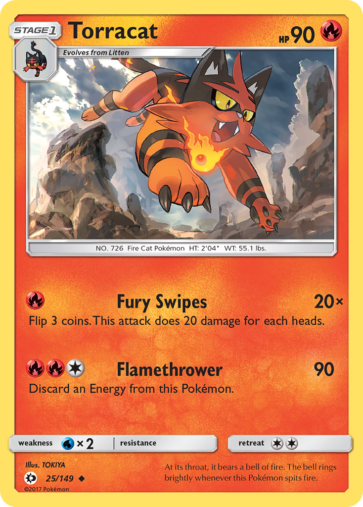 Torracat (25/149) [Sun & Moon: Base Set] | Devastation Store