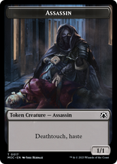Assassin // Knight (10) Double-Sided Token [March of the Machine Commander Tokens] | Devastation Store
