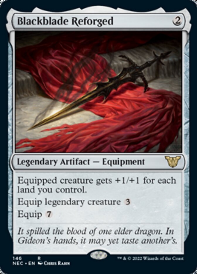 Blackblade Reforged [Kamigawa: Neon Dynasty Commander] | Devastation Store