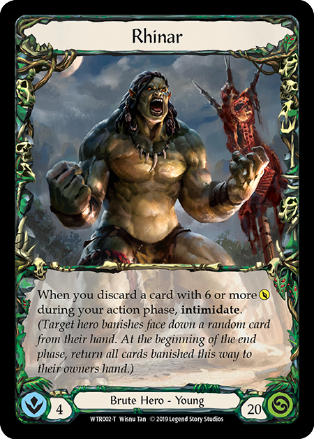 Rhinar // Romping Club [WTR002 // WTR003] (Welcome to Rathe)  1st Edition Normal | Devastation Store