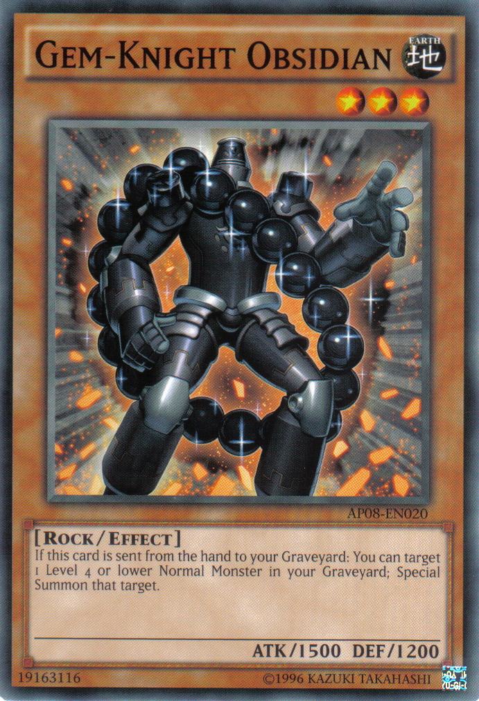 Gem-Knight Obsidian [AP08-EN020] Common | Devastation Store