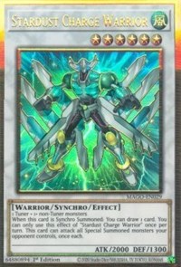 Stardust Charge Warrior [MAGO-EN029] Gold Rare | Devastation Store