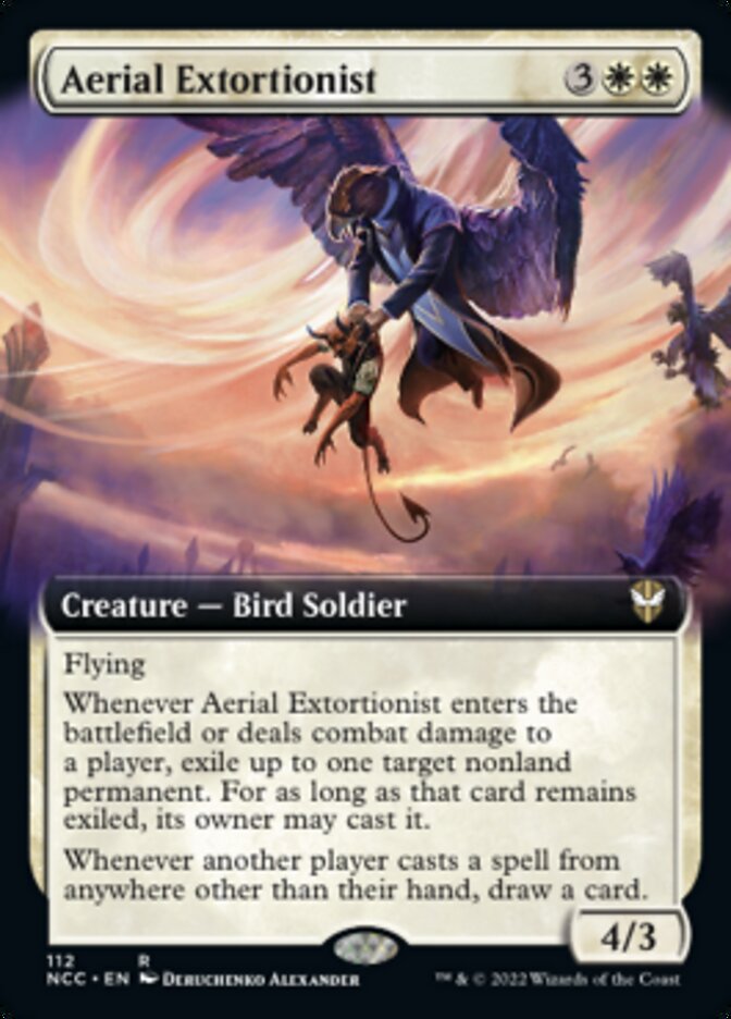 Aerial Extortionist (Extended Art) [Streets of New Capenna Commander] | Devastation Store