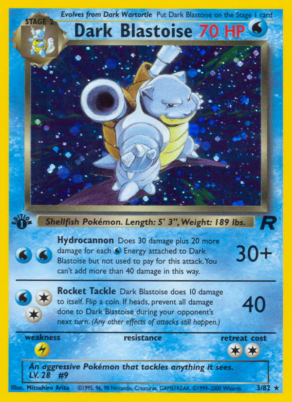 Dark Blastoise (3/82) [Team Rocket 1st Edition] | Devastation Store