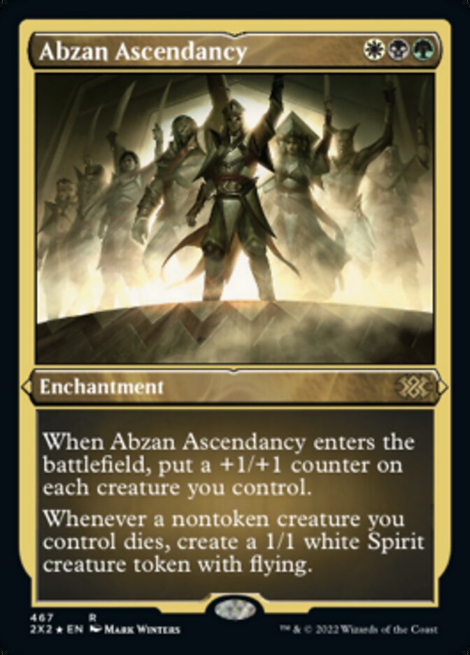 Abzan Ascendancy (Foil Etched) [Double Masters 2022] | Devastation Store