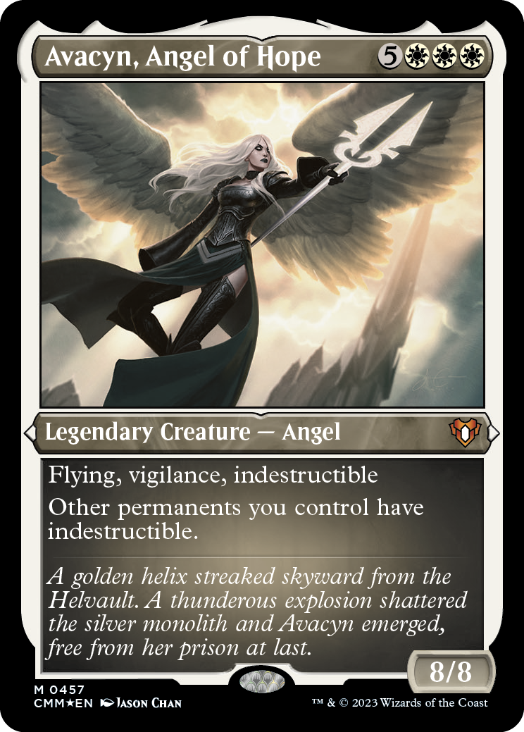 Avacyn, Angel of Hope (Foil Etched) [Commander Masters] | Devastation Store