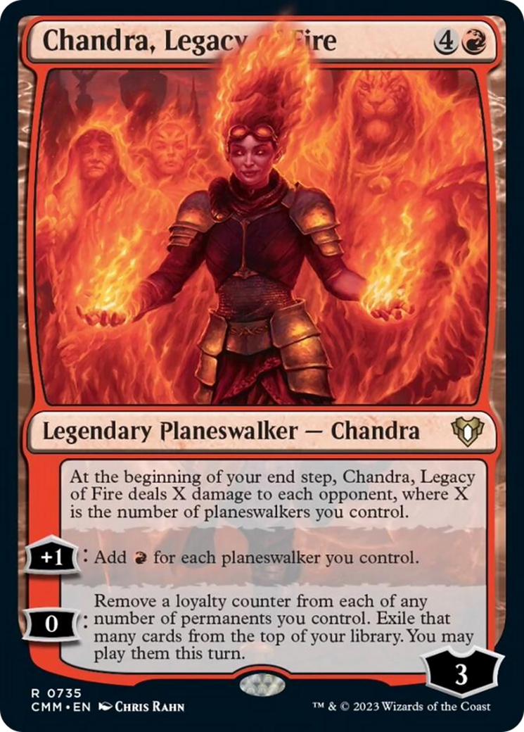 Chandra, Legacy of Fire [Commander Masters] | Devastation Store