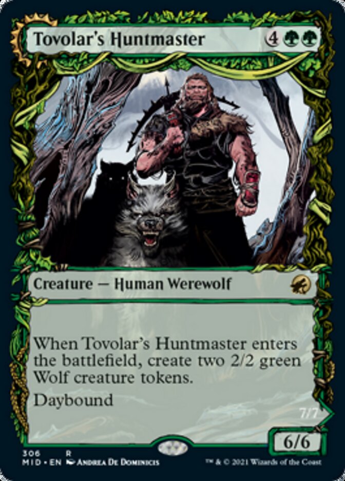 Tovolar's Huntmaster // Tovolar's Packleader (Showcase Equinox) [Innistrad: Midnight Hunt] | Devastation Store