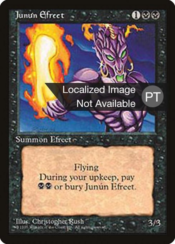 Junun Efreet [Fourth Edition (Foreign Black Border)] | Devastation Store