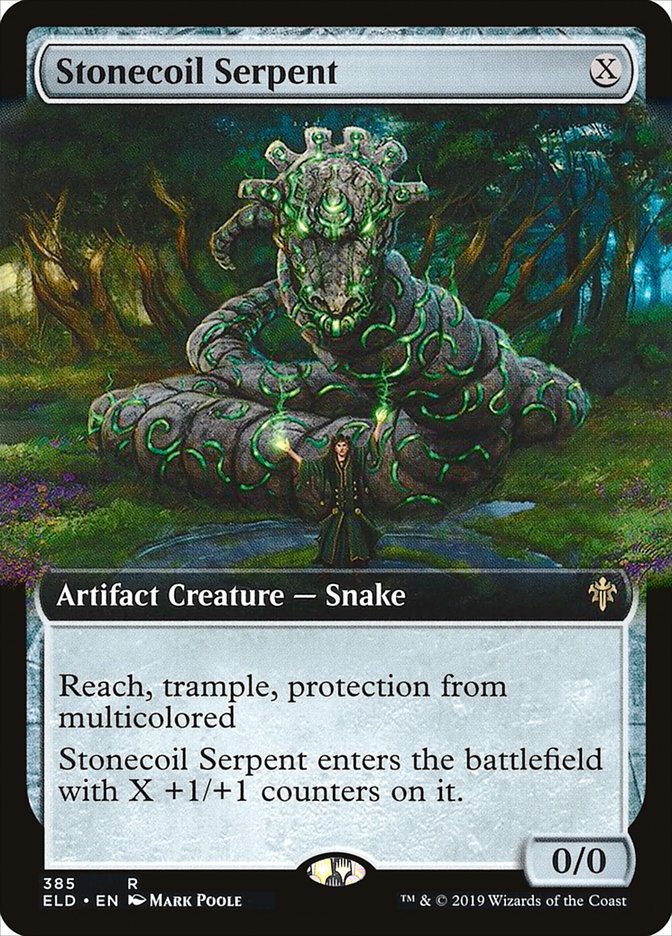 Stonecoil Serpent (Extended) [Throne of Eldraine] | Devastation Store