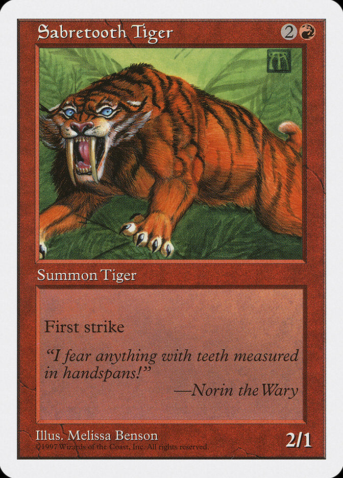 Sabretooth Tiger [Fifth Edition] | Devastation Store