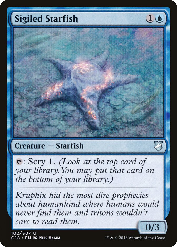 Sigiled Starfish [Commander 2018] - Devastation Store | Devastation Store