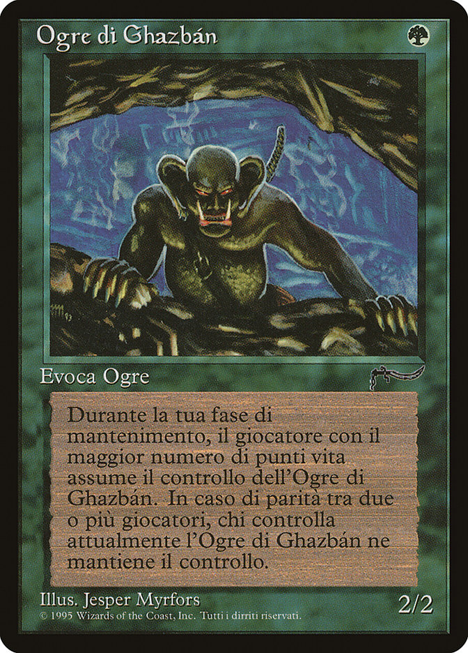 Ghazban Ogre (Italian) "Ogre di Ghazban" [Rinascimento] | Devastation Store