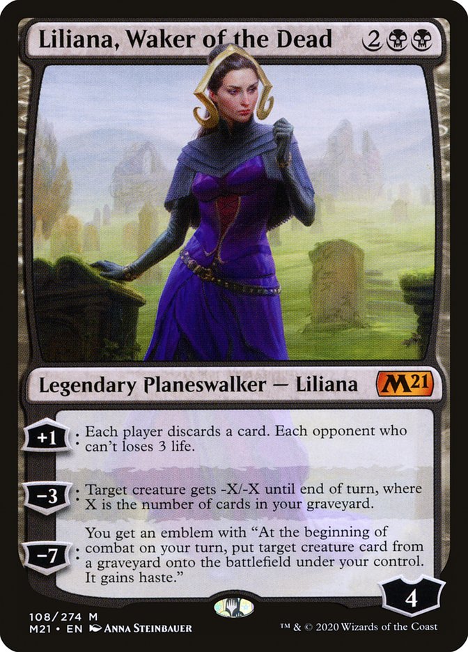 Liliana, Waker of the Dead [Core Set 2021] | Devastation Store