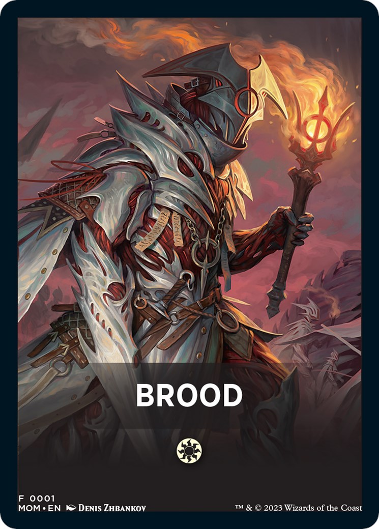 Brood Theme Card [March of the Machine Tokens] | Devastation Store
