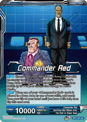 Commander Red // Red Ribbon Robot, Seeking World Conquest (BT17-031) [Ultimate Squad] | Devastation Store