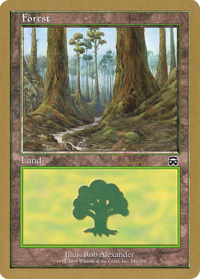 Forest (jt349) (Jan Tomcani) [World Championship Decks 2001] | Devastation Store