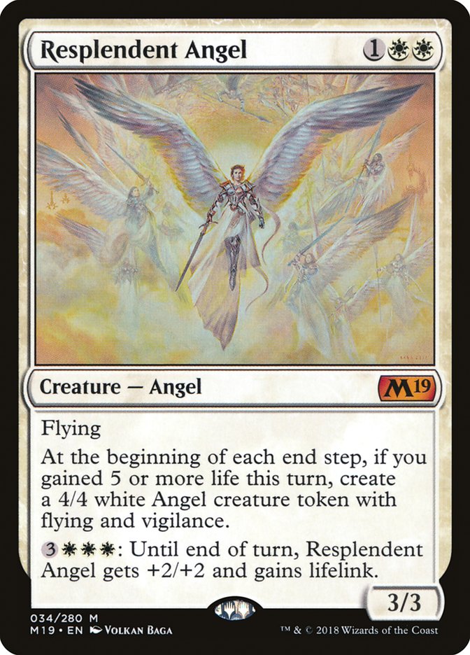 Resplendent Angel [Core Set 2019] - Devastation Store | Devastation Store