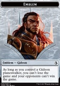 Emblem - Gideon of the Trials // Zombie Token [Amonkhet Tokens] | Devastation Store
