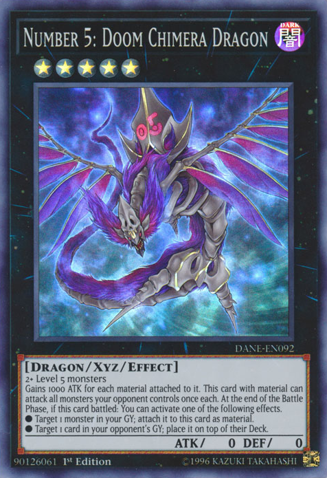 Number 5: Doom Chimera Dragon [DANE-EN092] Super Rare | Devastation Store