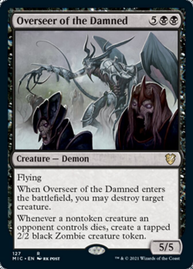 Overseer of the Damned [Innistrad: Midnight Hunt Commander] | Devastation Store