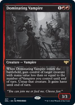 Dominating Vampire [Innistrad: Double Feature] | Devastation Store